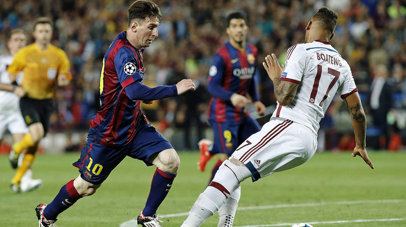 Messi Taught Boateng One Lesson To Make Him The Best Defender In The ...