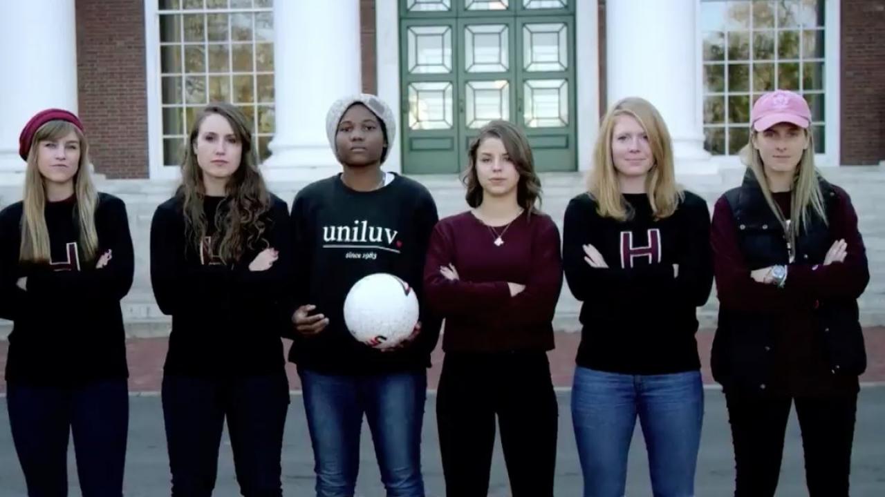 Harvard Women's Soccer Delivers An Empowering Message On Lifetime