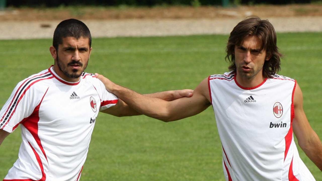 Image result for pirlo and gattuso