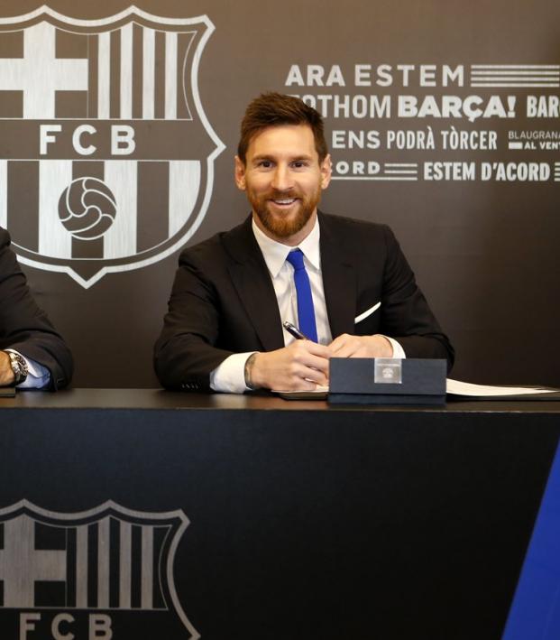New Lionel Messi Contract Includes 35 Million Yearly Salary