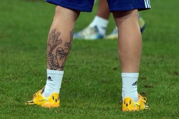 Thiago Messi tattoo