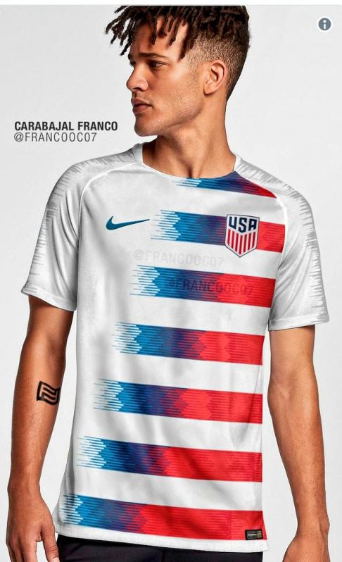 USA 2018 World Cup kit