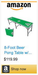 Last Minute Soccer Gifts Amazon Prime - Soccer Beer Pong Table
