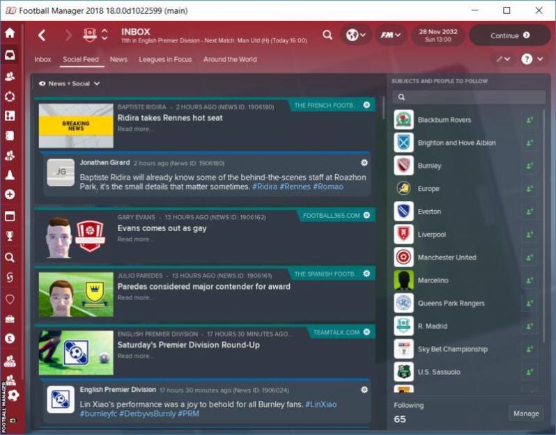 Football Manager gay players