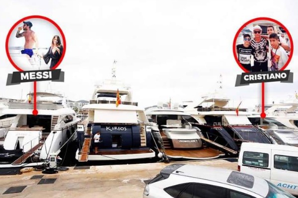 Messi and Ronaldo Yachts