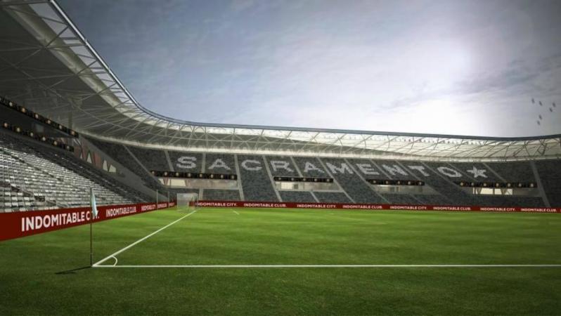 A rendering of the new Sacramento Republic FC stadium interior, should the MLS expansion move forward