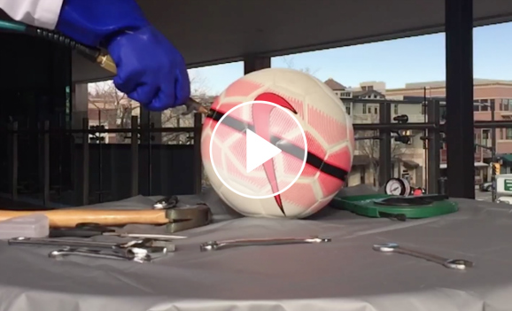 Soccer Science: What happens when you over-inflate a ball