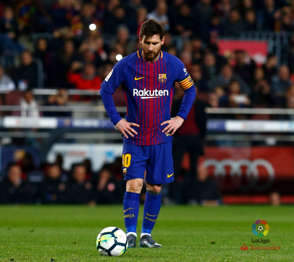 Lionel Messi Free Kick Versus Atleti, 600th Goal