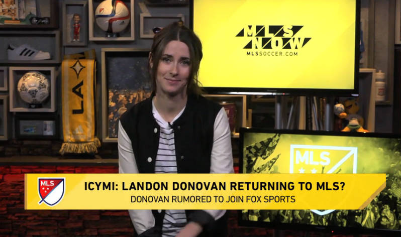 Rachel Bonnetta of MLS Now reports on Landon Donovan's potential return to TV with FOX Sports