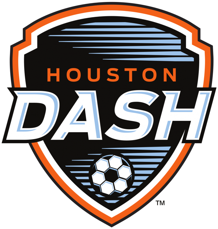 The old Houston Dash logo and its nasty soccer ball are also no more.