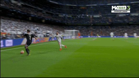 David Neres goal vs Real Madrid