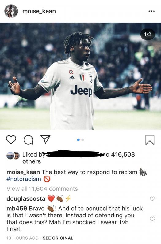 Moise Kean Racial Abuse