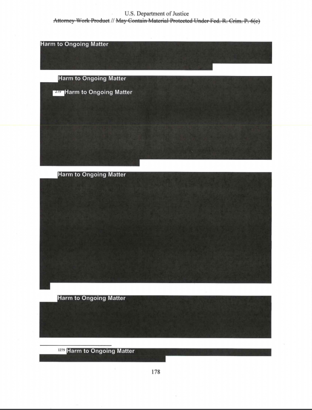 Mueller Report Findings