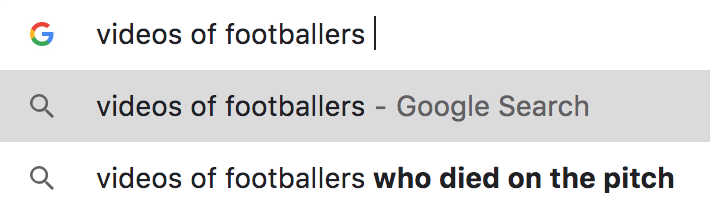 Most Disturbing Soccer Searches