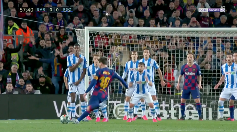 Lionel Messi Free Kicks Defense