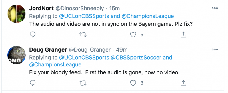 CBS Champions League Coverage Sucks