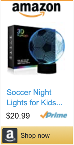 Best Soccer Stocking Stuffers - 3D Illusion Soccer Lamp