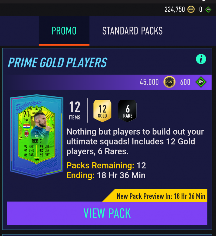 FUT Preview Packs Explained