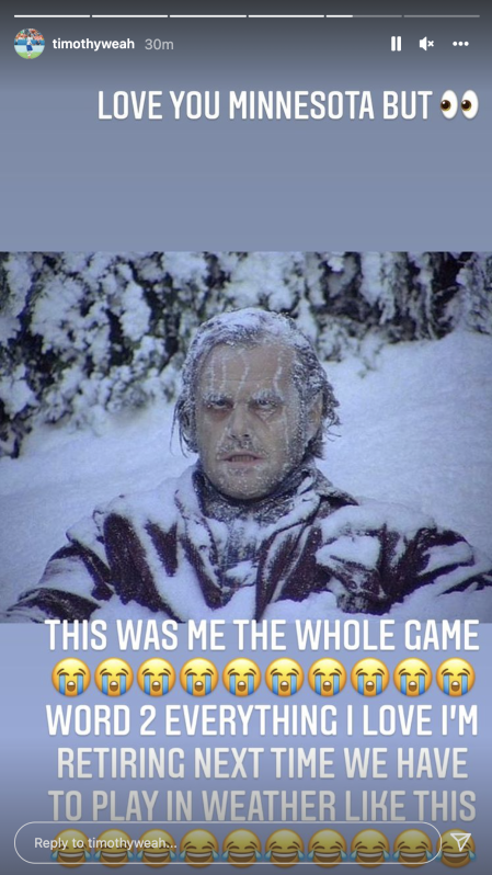 USMNT Cold Weather Reactions