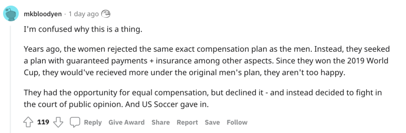 USWNT Settlement Responses