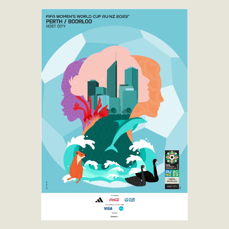 Women's World Cup poster: Perth