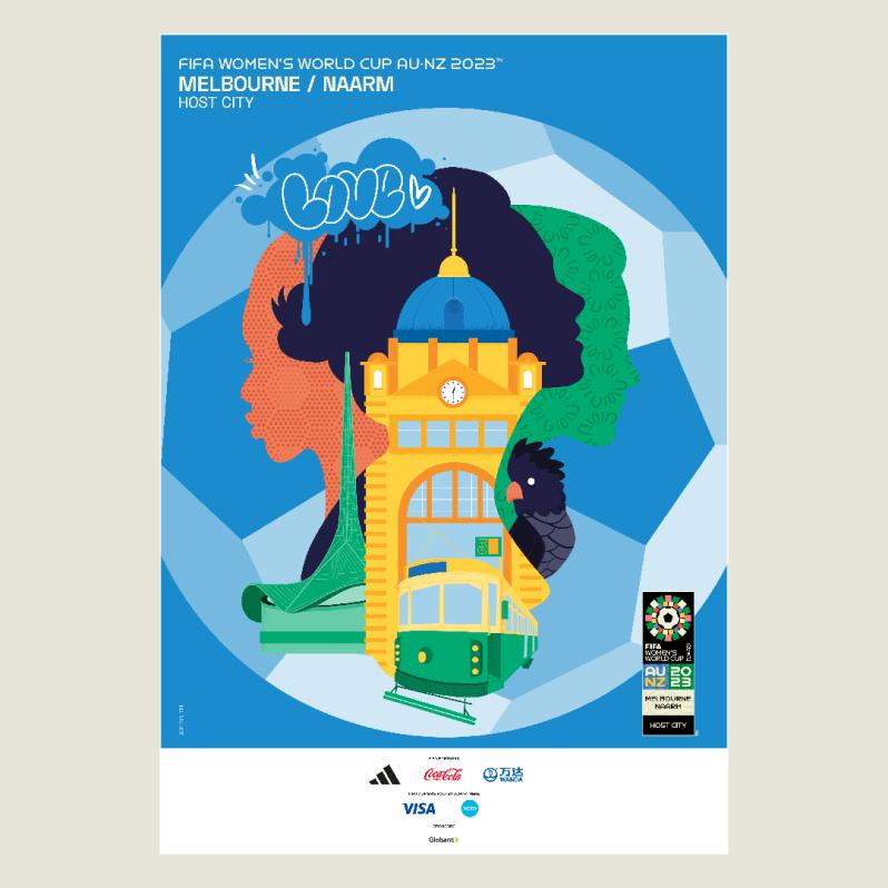 Women's World Cup poster: Melbourne