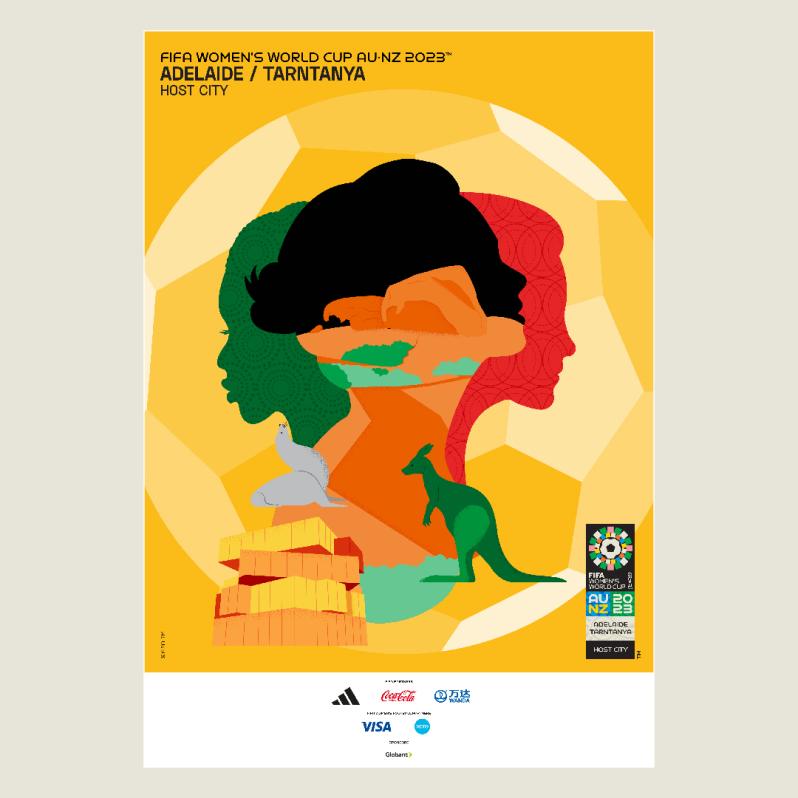 Women's World Cup poster: Adelaide