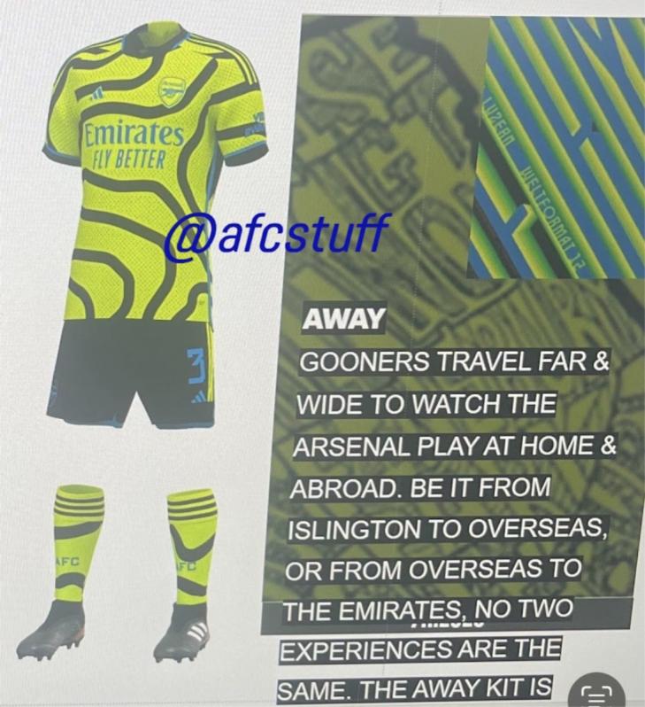 Arsenal away kit 2023-24