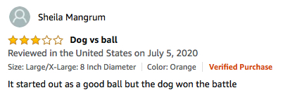 Dog vs Ball