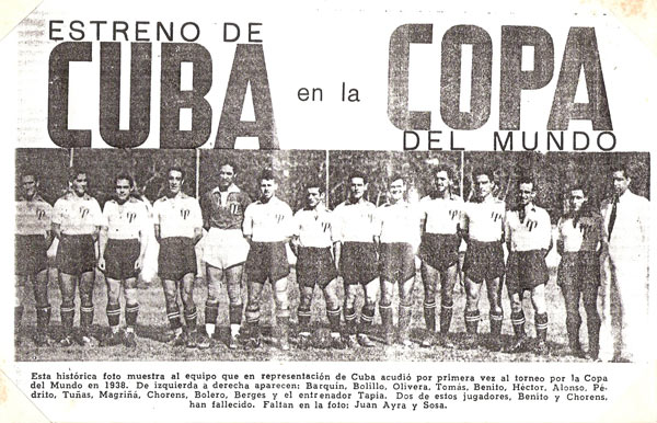 Cuba în Cupa Mondială din 1938