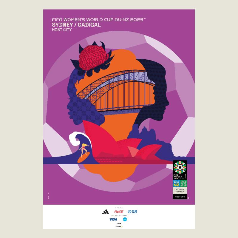 Women's World Cup poster: Sydney 