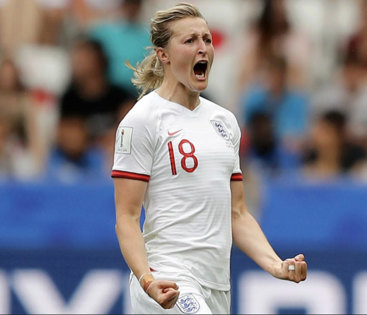 Ellen White tied for most goals at the 2019 Women's World Cup.