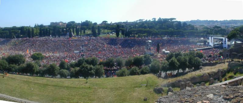 Roma party at the Circus Maximus