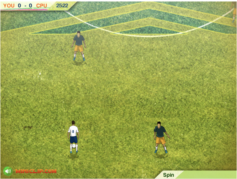 Sneak past all the defenders and the keeper in Soccer Pro.
