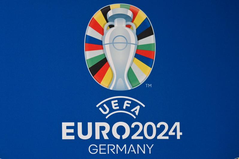 Official Germany Euro 2025 Logo Is Revealed During Light Show At