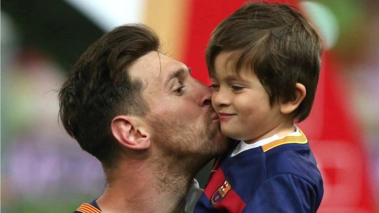 Lionel Messi’s Oldest Son, Thiago, Is Falling In Love With Football | The18