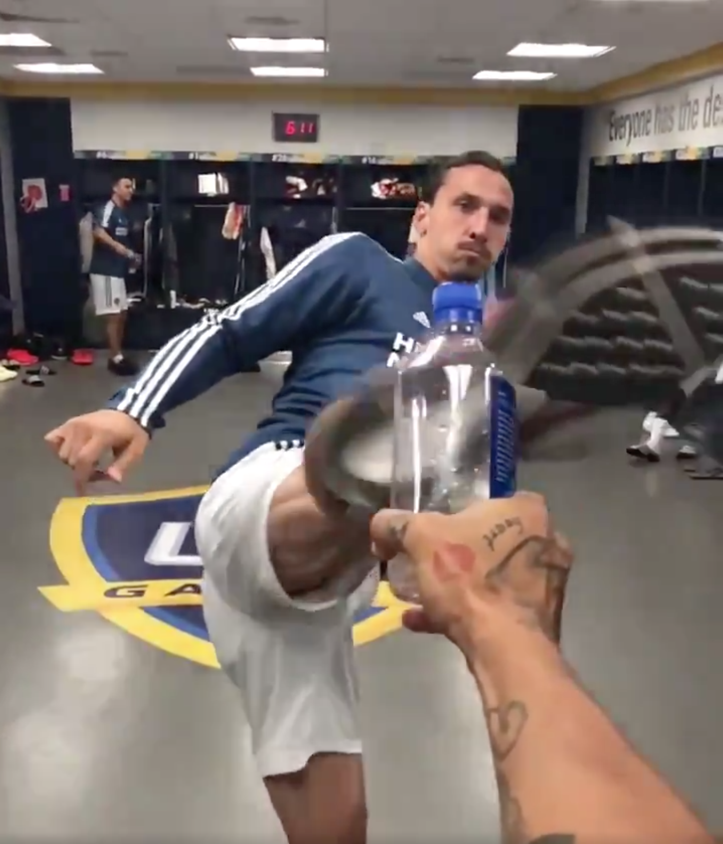 Ibrahimovic Joins #BottleCapChallenge In Spectacular Fashion | The18
