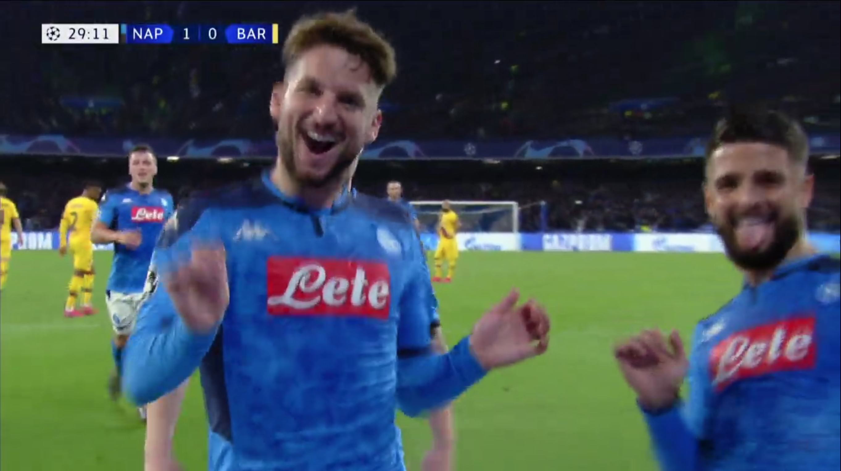 Napoli Fans Relish Not Losing To Barcelona