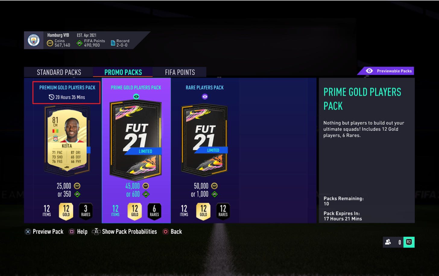 FUT Preview Packs Explained Here's How It Works