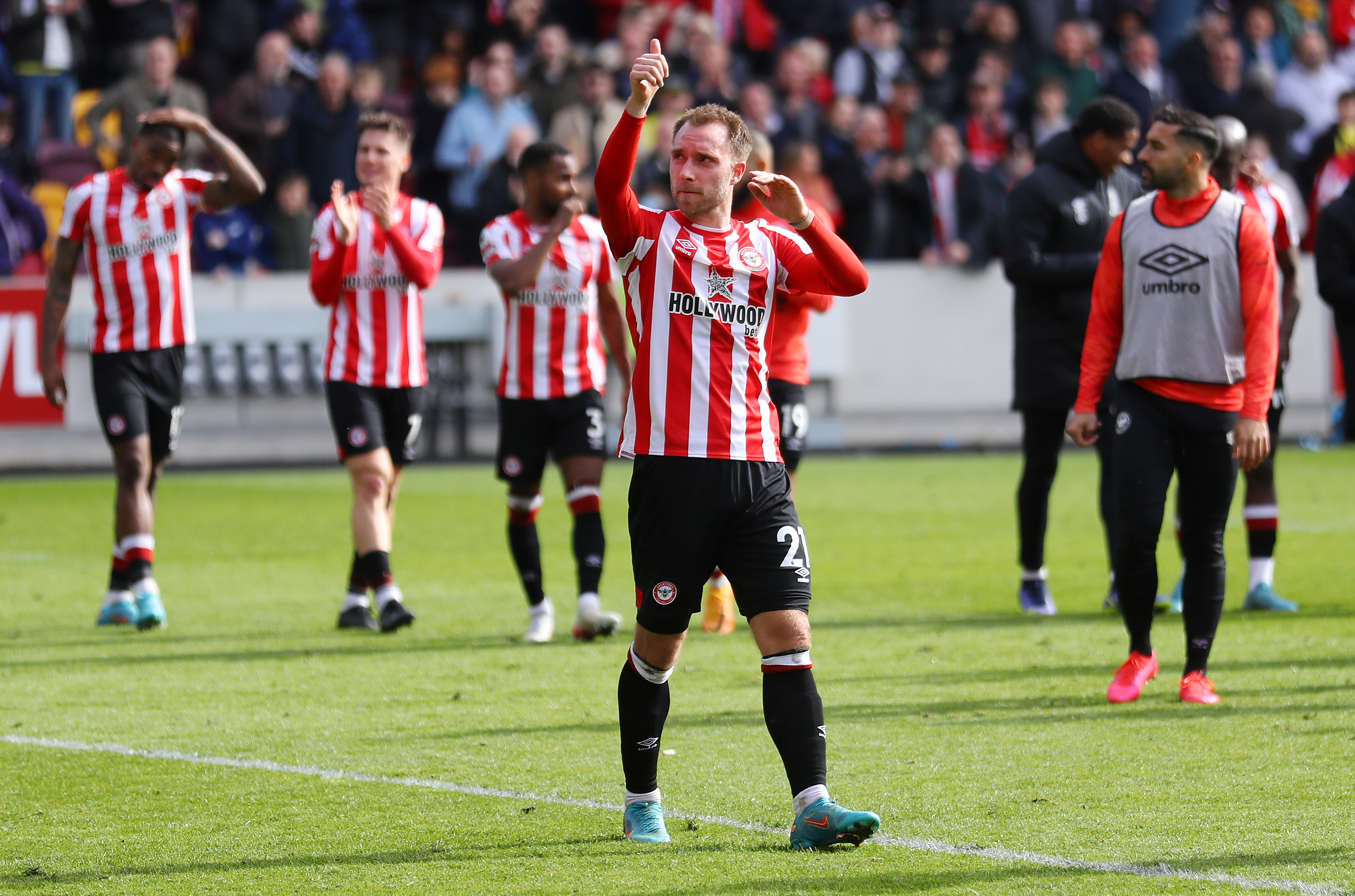 Christian Eriksen in line for Brentford start after setting up two