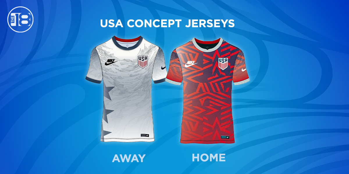 The18's Concept USMNT World Cup Jersey For Home, Away