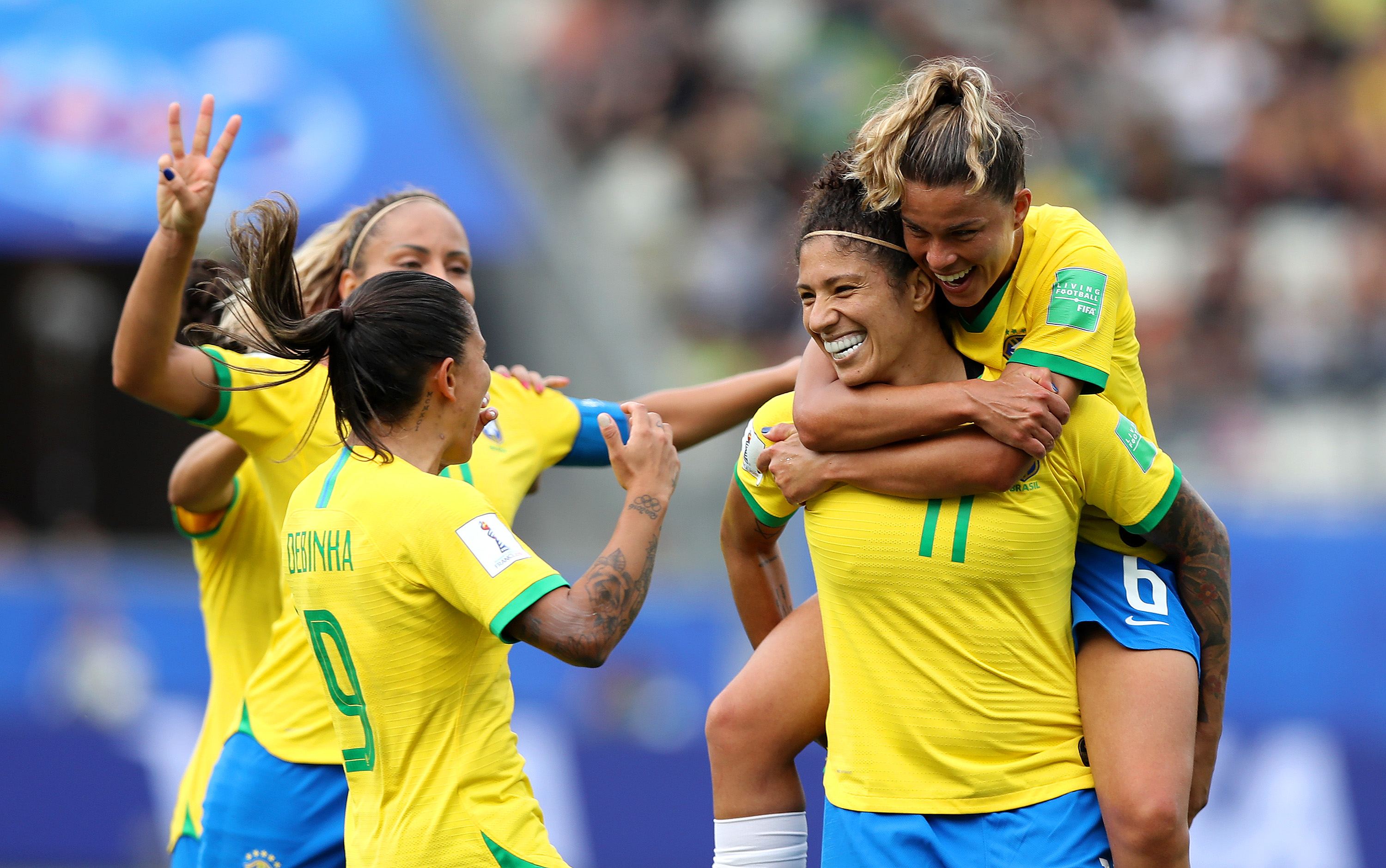 Brazil Vs Jamaica Women's World Cup Highlights Cristiane's Hat Trick
