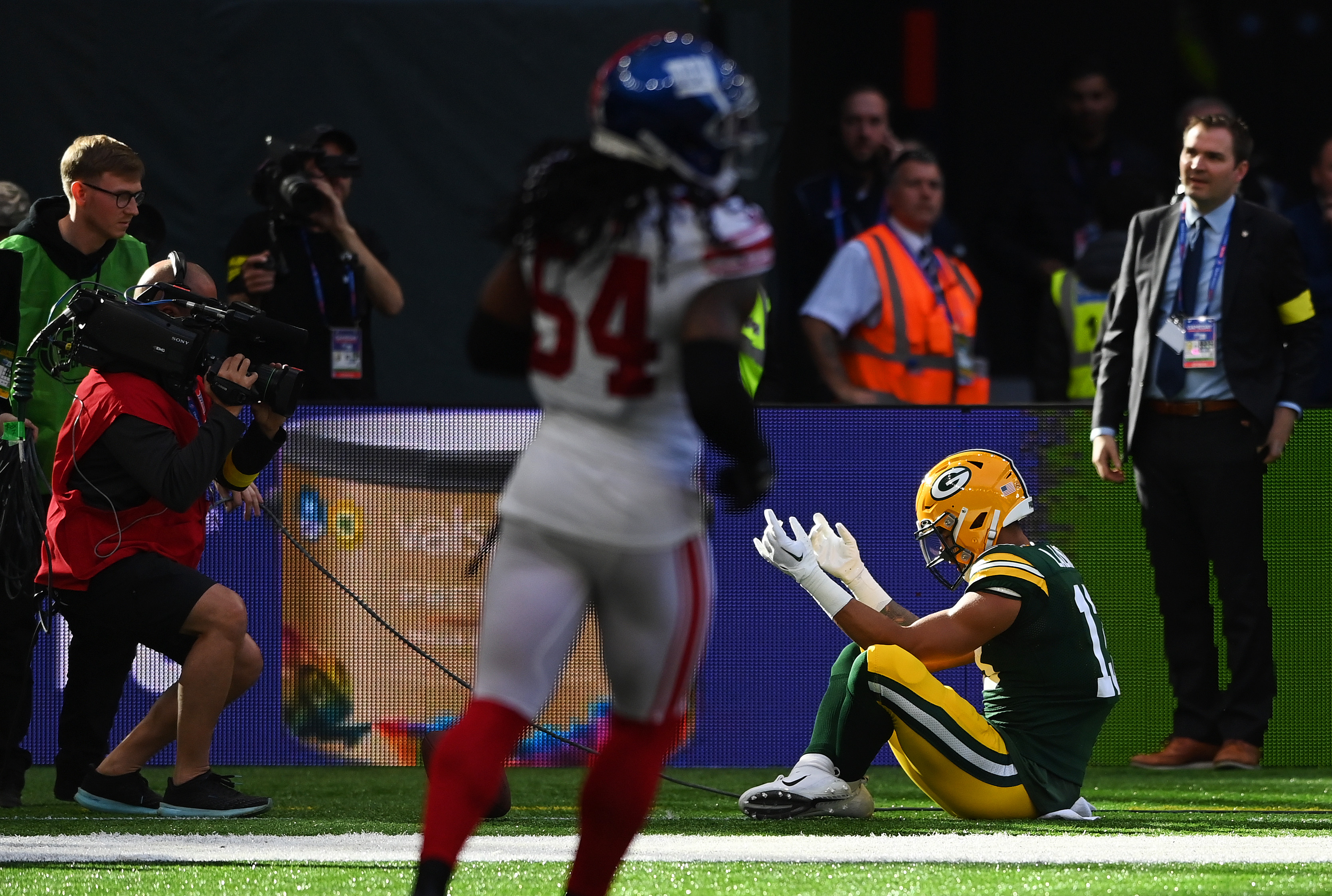 Allen Lazard scores Packers' first-ever touchdown in London