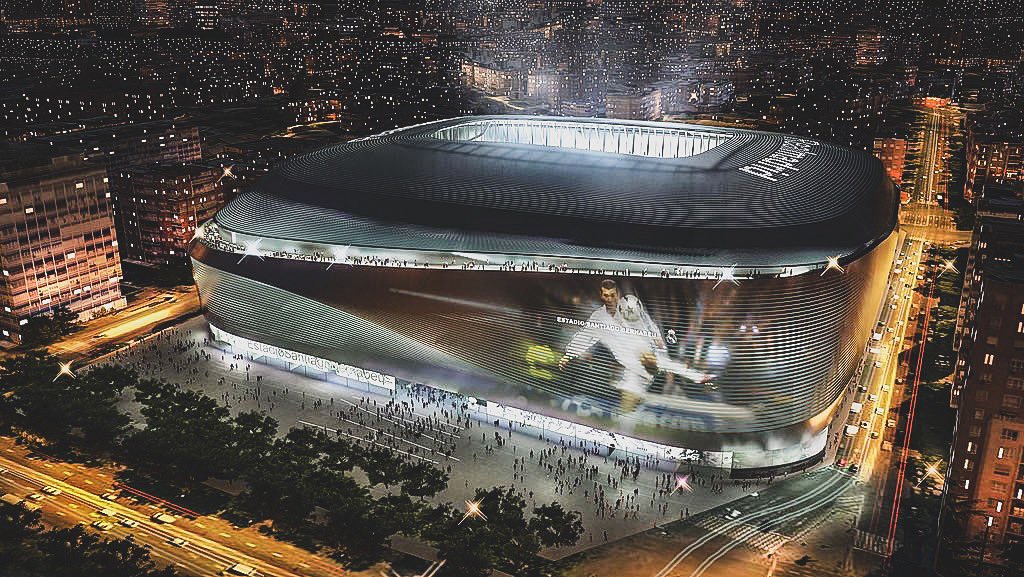 Santiago Bernabéu Renovation Is A Giant Foreman Grill