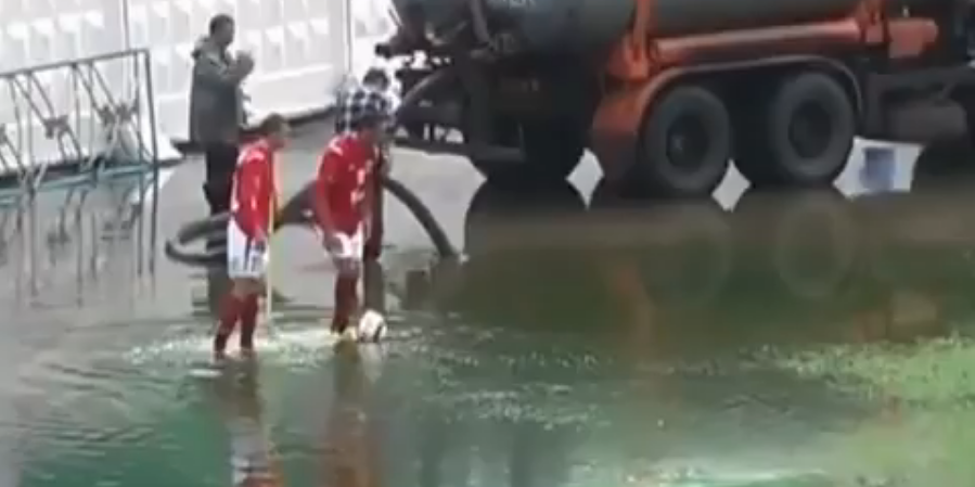 How Do You Take A Corner Kick When The Ball Is Floating In A Puddle ...