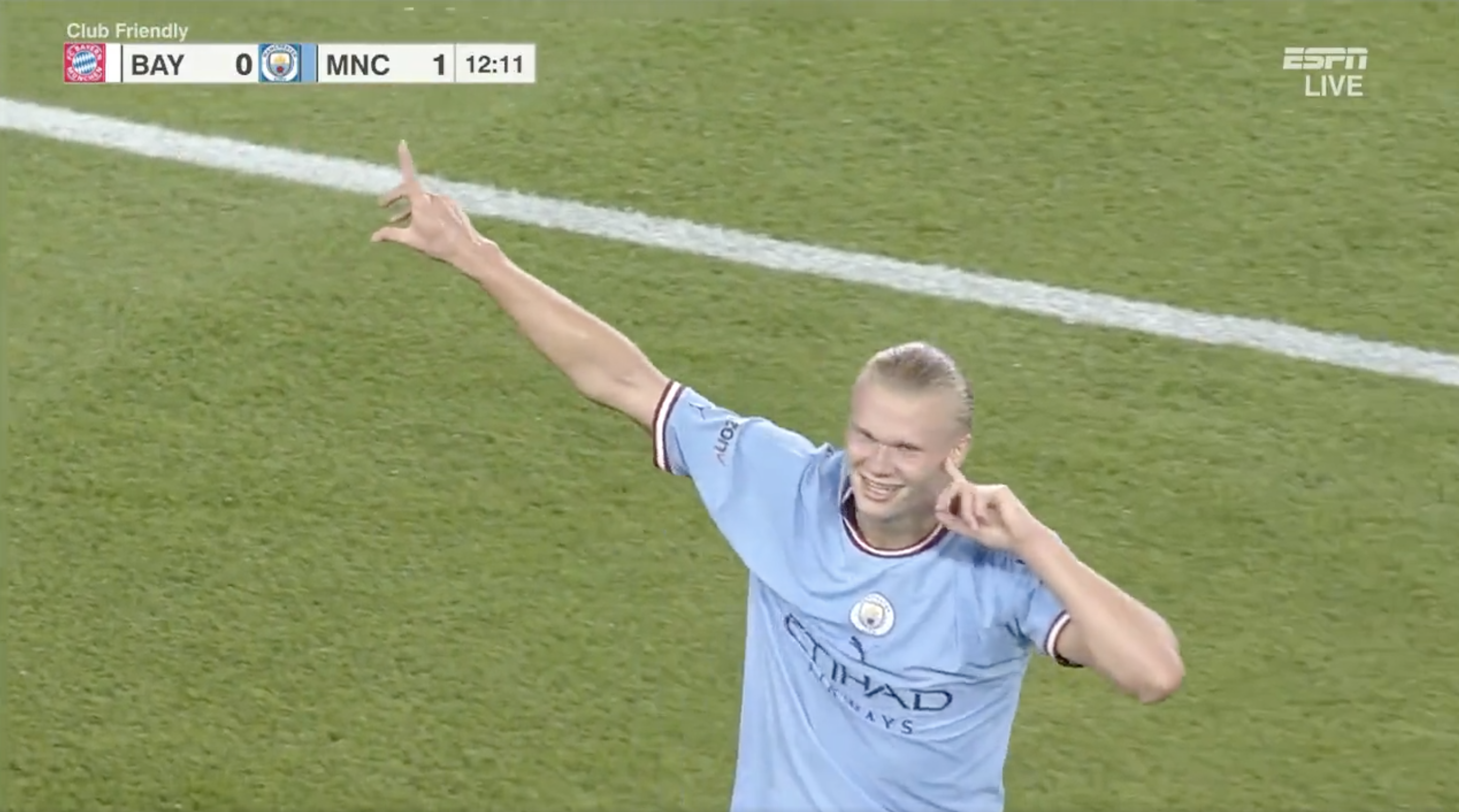 Erling Haaland Scores His First Goal In His Manchester City Debut 12 Minutes In ... Premier League Is Not Ready For This Beast