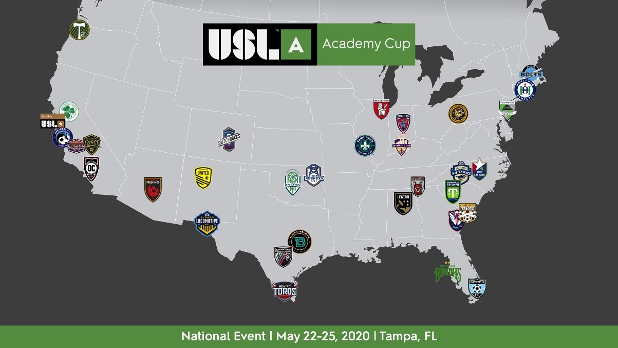 USL Academy Cup 2019 Clubs Revealed In Step For Professional Pathway