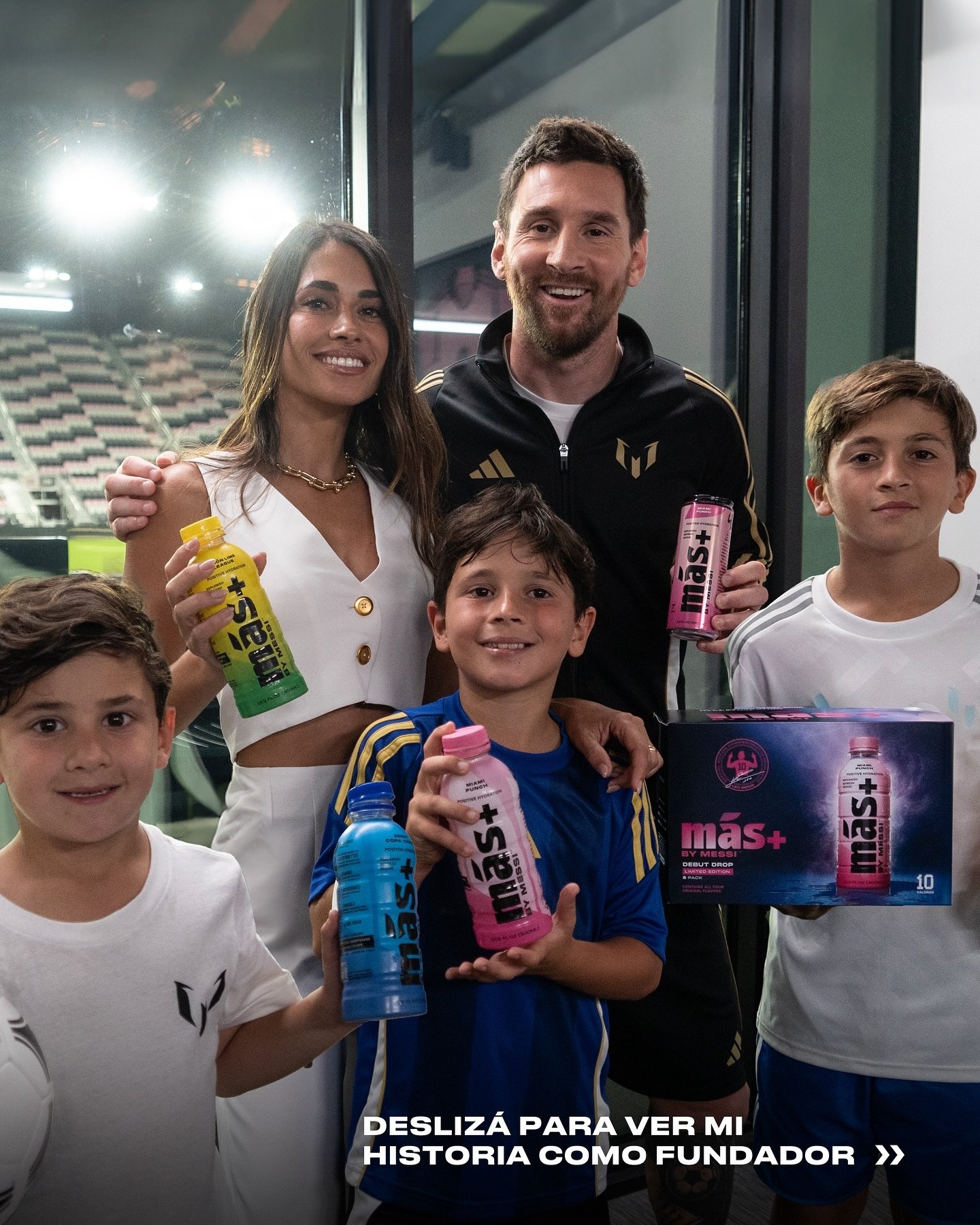 Social Media Calls Out Messi For 'copying' Prime Bottle With Más+