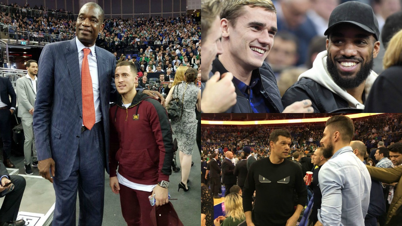 NBA London Photos With Premier League Stars