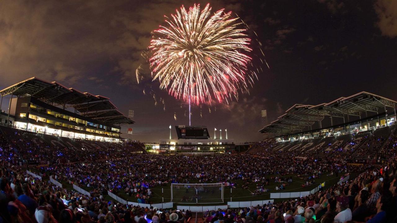 Colorado Rapids Stadium Dicks Sporting Goods Park Fireworks